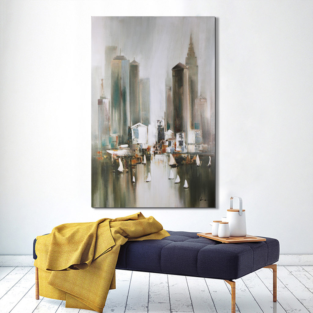 “Fog City” Oil Painting – Magari Home