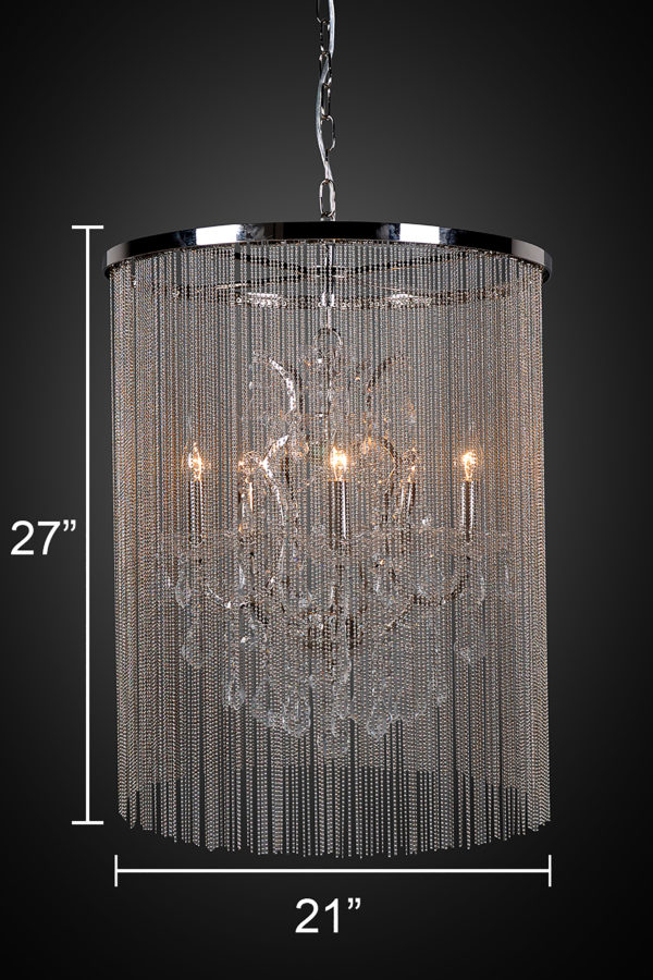 Cascata I 5-Light Waterfall Chandelier