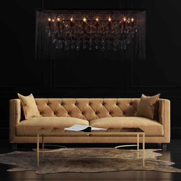 Cascata III 21-Light Candle-Style Chandelier