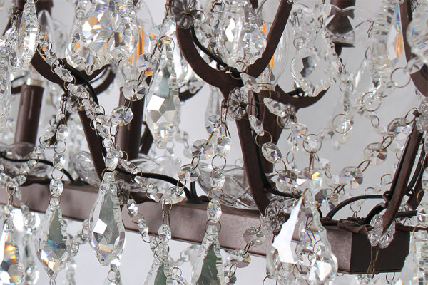 Cascata III 21-Light Candle-Style Chandelier